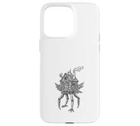 Steampunk Walking Workshop Mechanical Art Case for iPhone 15 Pro Max