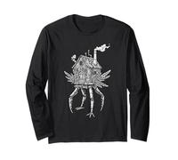 Steampunk Walking Workshop Mechanical Art Long Sleeve T-Shirt