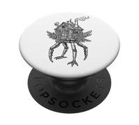 Steampunk Walking Workshop Mechanical Art PopSockets Adhesive PopGrip