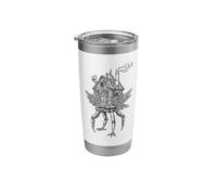 Steampunk Walking Workshop Mechanical Art Stainless Steel Insulated Tumbler