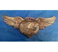 Nemesis Now Time Skeleton Clock 14cm Gold, Polyresin, One Size