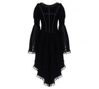 Steampunk Women's Jacket Gothic Clothing Women's Winter Coat Jacket Lapel Rock Renaissance Party Dress Vintage Coats Lace Victorian Palace Klied for Women Carnival Costume Party Cosplay