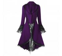 Steampunk Women's Jacket Gothic Clothing Women's Winter Coat Jacket Lapel Rock Renaissance Party Dress Vintage Coats Lace Victorian Palace Klied for Women Carnival Costume Party Cosplay