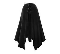 Steampunk Women's Skirts Waist Belt Vintage Medieval Renaissance High Low Gothic Skirt Victorian Outfit Adjustable Ruffles Pirate Corset Costume Halloween Cosplay Party Night Club Dress-Up Accessories
