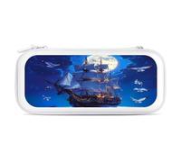 Steamship Moon Carry Case for Switch Carrying Cover Storage Bag Protective Accessories Travel White-Style