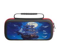 Steamship Moon Carry Case for Switch Hard Shell Protective Cover Pouch Travel Carrying with Handle