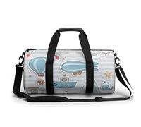 Steamship Sport Duffel Bag Gym Bag Weekend Overnight Bag for Travel Camping Hiking Beach 45x23x23cm
