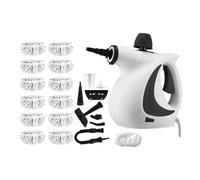 Steamy Clean Chemical-Free - Cleaning Steamer Suitable For Various Surfaces Ideal For Cleaning Car Windows, Dirt And Grease,white
