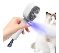 Steamy Pet Brush - 3in1 Selfs Cleaning Cat Spray Brush | Rechargeable Cat Grooming Brush Pet Water Brush, Cat Hair Remover, Cat Cleaning Massage Brush for Dogs, Cat Dog Pet Massage Brush