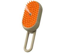 Steamy Pet Brush for Dogs Soft Bristles Detachable Relaxation Time