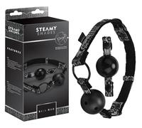 Steamy Shades Ball Gag Black