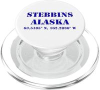 Stebbins Alaska Coordinates Souvenir PopSockets PopGrip for MagSafe