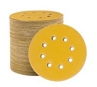 STEBRUAM 100Pack 125mm Sanding Discs 120Grit Sand Paper for Orbital Sander