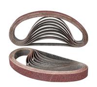 STEBRUAM 10PCS Sanding Belt 20 x 520 mm 40 Grit