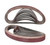 STEBRUAM 10PCS Sanding Belt 20 x 520 mm 60 Grit