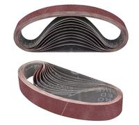 STEBRUAM 10PCS Sanding Belt 30 x 533 mm 60 Grit