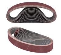STEBRUAM 10PCS Sanding Belt 30 x 533 mm 80 Grit