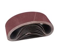 STEBRUAM 10PCS Sanding Belt 65 x 410 mm 80 Grit