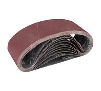 STEBRUAM 10PCS Sanding Belt 75 x 510 mm 120 Grit