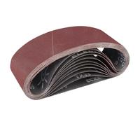 STEBRUAM 10PCS Sanding Belt 75 x 510 mm 150 Grit