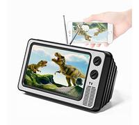 STEBRUAM 12" Screen Magnifier,3D Thin Mobile Phone Amplifier for watching Movie Videos Foldable Screen Enlarged Mirror Stand 4 times 3D For Mobile Phone(Gray)