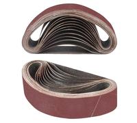 STEBRUAM 12PCS Sanding Belt 30 x 330 mm 150 Grit