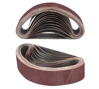 STEBRUAM 12PCS Sanding Belt 30 x 330 mm 240 Grit