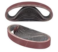 STEBRUAM 12PCS Sanding Belt 30 x 533 mm 180 Grit