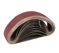 STEBRUAM 12PCS Sanding Belt 40 x 303 mm 100 Grit