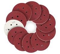 STEBRUAM 150mm Sanding Discs 60 Grits 45PCS, Hook and Loop Sandpaper Pads for 6 Inch 6 Hole Random Orbital Sander