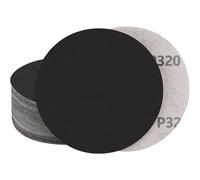 STEBRUAM 30Pcs 150mm Sanding Discs 320 Grit for Dry and Wet Sanding, Compatible with Random Orbital Sander, Woodworking & Automotive Sandpaper