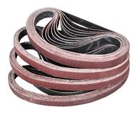 STEBRUAM 30PCS Sanding Belt 10 x 330 mm,60/80/100/120/240 Mixed Grit