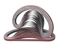 STEBRUAM 30PCS Sanding Belt 9 x 533 mm,60/80/100/120/240 Mixed Grit