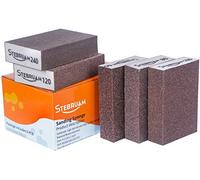STEBRUAM 5 Pieces Sanding Sponges,Coarse and Fine Sanding Blocks -60/80/100/120/240 Grits 5 Different Specifications Sanding Pads,Washable and Reusable,Sand Paper Pack for Metal Wood and Wall
