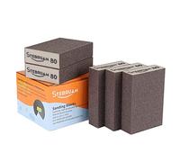 STEBRUAM 5 Pieces Sanding Sponges,Coarse and Fine Sanding Blocks -80 Grits Specifications Sanding Pads,sand sponge Washable and Reusable,Sand Paper Pack for Metal Wood and Wall