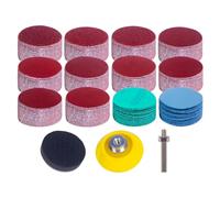 STEBRUAM 50mm Sanding Discs, 240Pcs 2 Inch Sanding Disc with 1/4” Shank and Buffering Backing Pad 60 80 120 180 240 320 400 600 800 1000 2000 3000 Grits Sanding Pads for Drill