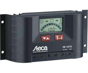 Steca Solar Panel Charge Controller/Regulator with LCD Display and Direct Output for 12 V Loads to 10 A, Pack of 1, PR1010
