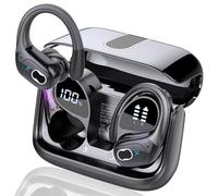 STECEi AI Language Translation Earbuds Real Time, 3-in-1 Translator Earbuds with 6 Translation Modes/164 Language, 75H Bluetooth 5.4 Headphones Translating Device for Travel/Business//Leaning, Black