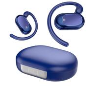 STECEi AI Language Translator Open Earbuds, Bluetooth 5.4 Translation Headphones, 36H Playtime, IPX7, Blue
