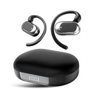 STECEi AI Language Translator Open Earbuds, Bluetooth 5.4 Translation Headphones, 36H Playtime, IPX7, Black