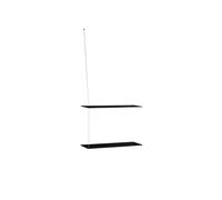 Stedge 2.0 Shelf 60 cm Black Oak/Brass
