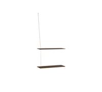 Stedge 2.0 Shelf 60 cm Smoked Oak/Brass
