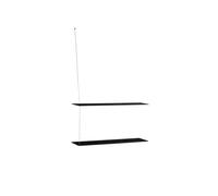 Stedge 2.0 Shelf 80 cm Black Oak/Stainless Steel