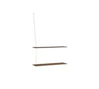 Stedge 2.0 Shelf 80 cm Smoked Oak/Brass