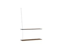 Stedge 2.0 Shelf 80 cm Smoked Oak/Stainless Steel
