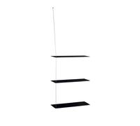 Stedge 3.0 Shelf 60 cm Black Oak/Stainless Steel