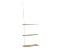 Stedge 3.0 Shelf 60 cm White Pigmented Oak/Brass