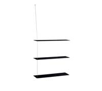 Stedge 3.0 Shelf 80 cm Black Oak/Stainless Steel