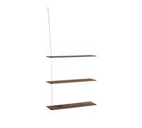 Stedge 3.0 Shelf 80 cm Smoked Oak/Stainless Steel