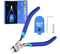 stedi 5-inch Model Nipper, with Ultra-Thin Single-Edge and Blade Case Plastic, Diagonal Cutter for Gundam Repairing Plastic Model and Fixing, Blue
